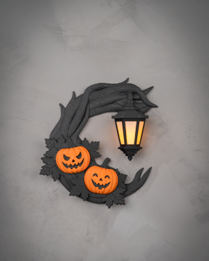 Balkabağı Kapı & Duvar Süsü ( CADILAR BAYRAMI HELLOWEEN DEKOR )