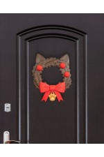 Yılbaşı Kapı Süsü Kedi Kulaklı Yılbaşı Kapı Süsü Kedi Kulaklı