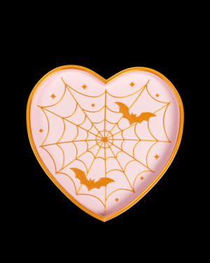 Örümcek Ağı Süs Eşya Tabağı ( CADILAR BAYRAMI HELLOWEEN DEKOR )