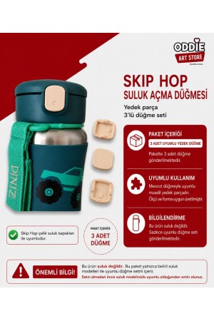 Suluk Açma Düğmesi ( Skip Hop Çelik Suluk İle Uyumludur ) Suluk Açma Düğmesi ( Skip Hop Çelik Suluk İle Uyumludur )